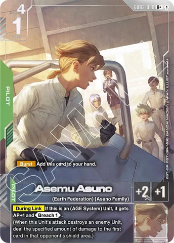 Image for Asemu Asuno (R+) (GD03-088) (Steel Requiem) - Gundam Card Game