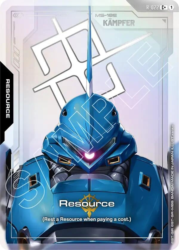 Image for Resource (R-022) (C+) (R-022) (Steel Requiem) - Gundam Card Game