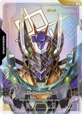 Image for Resource (R-025) (C++) (R-025) (Steel Requiem) - Gundam Card Game