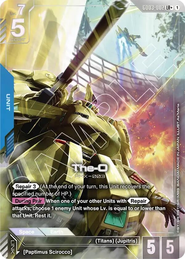 Image for The-O (LR+) (GD03-002) (Steel Requiem) - Gundam Card Game