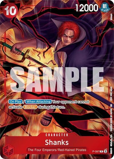 Shanks (Event Pack Vol. 8) - (P-097) - One Piece Promotion Cards - (Promo)