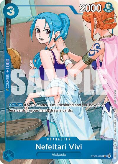 Nefeltari Vivi - (EB02-026) - Extra Booster: One Piece Heroines Edition - (Super Rare)