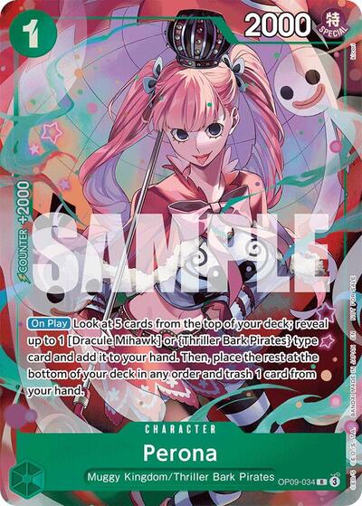 Perona - (OP09-034) - Extra Booster: One Piece Heroines Edition - (Rare)