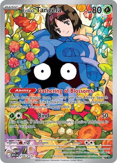 Erika's Tangela - (218/217) - ME: Ascended Heroes - (Illustration Rare)