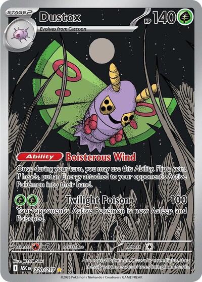 Dustox - (220/217) - ME: Ascended Heroes - (Illustration Rare)