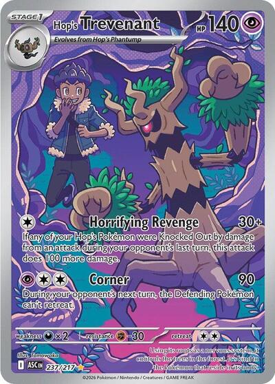 Hop's Trevenant - (237/217) - ME: Ascended Heroes - (Illustration Rare)