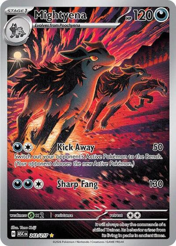Mightyena - (243/217) - ME: Ascended Heroes - (Illustration Rare)