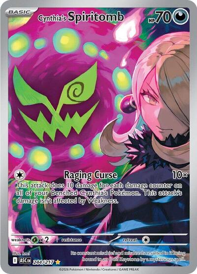 Cynthia's Spiritomb - (244/217) - ME: Ascended Heroes - (Illustration Rare)