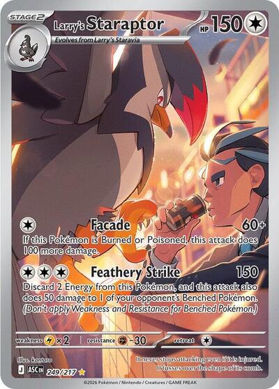 Larry's Staraptor - (249/217) - ME: Ascended Heroes - (Illustration Rare)