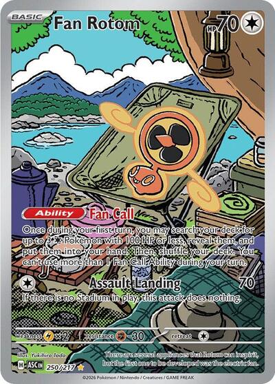 Fan Rotom - (250/217) - ME: Ascended Heroes - (Illustration Rare)