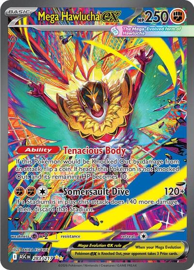 Mega Hawlucha ex - (283/217) - ME: Ascended Heroes - (Special Illustration Rare)