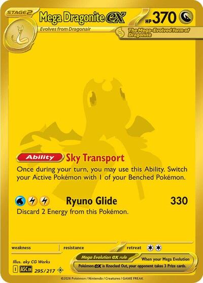 Mega Dragonite ex - (295/217) - ME: Ascended Heroes - (Mega Hyper Rare)