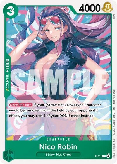 Nico Robin (Heroines Battle Pack) - (P-111) - One Piece Promotion Cards - (Promo)