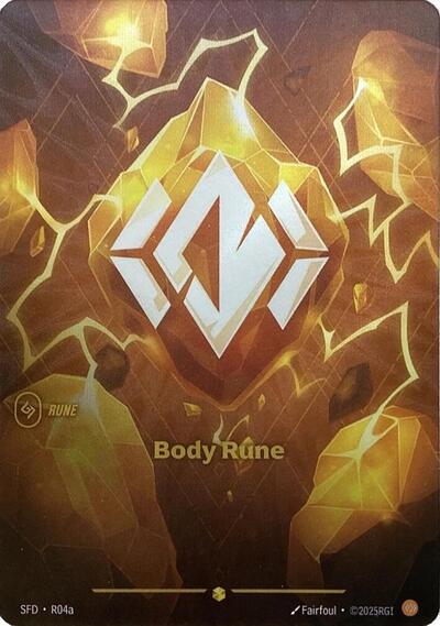 Body Rune (R04a) (Spiritforged) (Showcase)