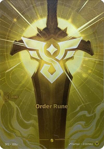 Order Rune (R06a) (Spiritforged) (Showcase)