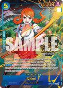 Nami (Japanese Version 3rd Anniversary Set) - (OP11-054) - One Piece Promotion Cards - (Super Rare)