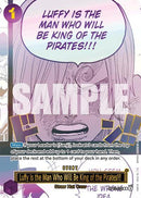 Luffy Is the Man Who Will Be King of the Pirates!!! (Japanese Version 3rd Anniversary Set) - (OP12-079) - One Piece Promotion Cards - (Rare)