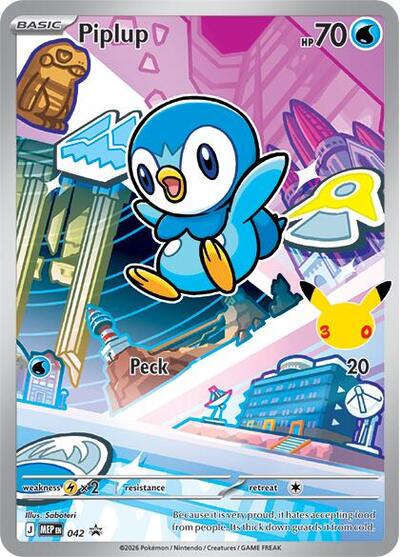 Piplup - (042) - ME: Mega Evolution Promo - (Promo)