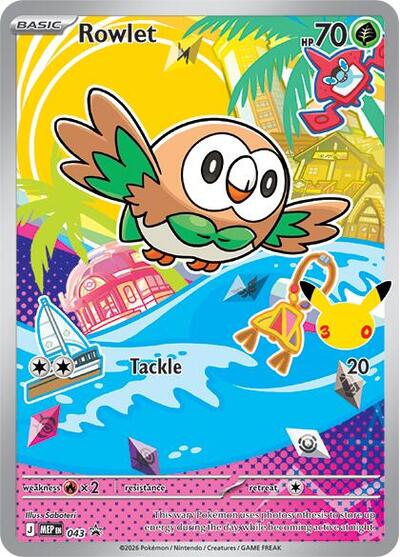 Rowlet - (043) - ME: Mega Evolution Promo - (Promo)