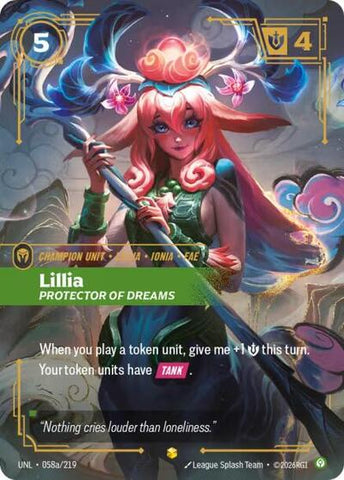 Lillia Protector of Dreams (058a/219) (Unleashed) (Showcase)