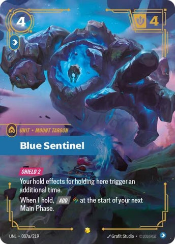Image for Blue Sentinel (Alternate Art) (087a/219) (Unleashed) - Riftbound: League of Legends Trading Card Game