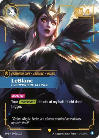 LeBlanc - Everywhere At Once (Alternate Art) (090a/219) (Unleashed)
