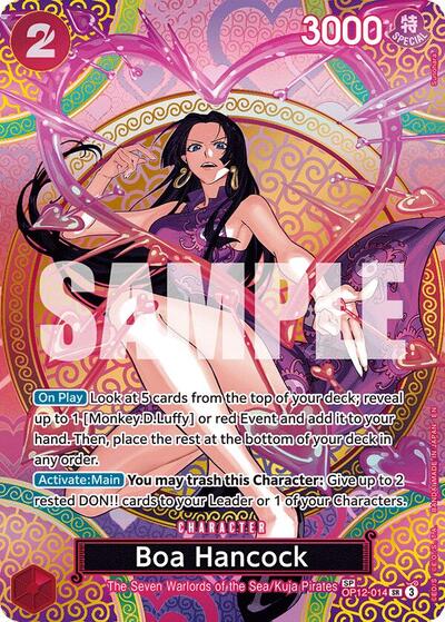 Boa Hancock - (OP12-014) - Adventure on Kami's Island - (Super Rare)