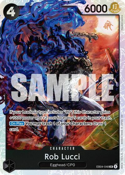 Rob Lucci - (EB04-048) - Adventure on Kami's Island - (Super Rare)