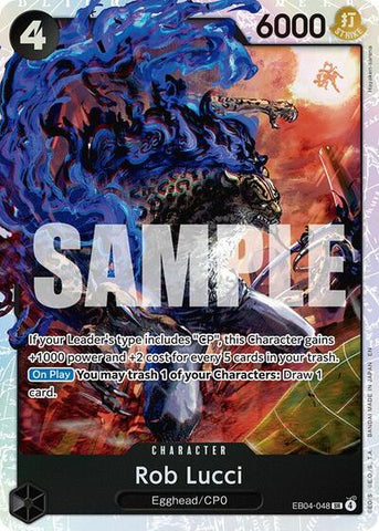 Rob Lucci - (EB04-048) - Adventure on Kami's Island - (Super Rare)