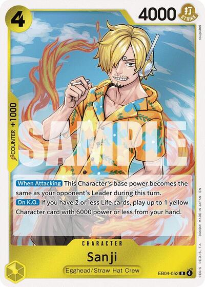 Sanji - (EB04-052) - Adventure on Kami's Island - (Rare)
