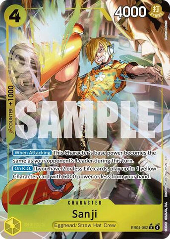 Sanji - (EB04-052) - Adventure on Kami's Island - (Rare)