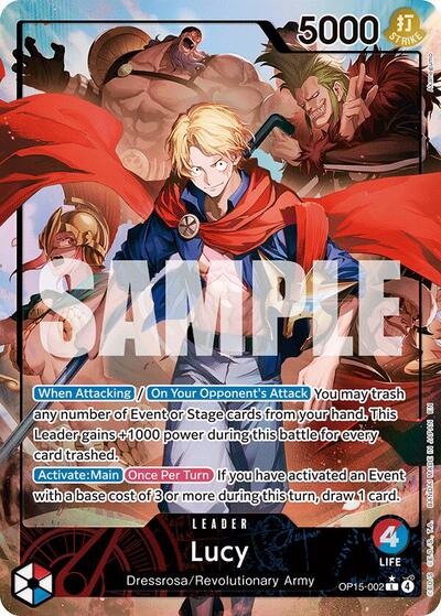 Lucy - (OP15-002) - Adventure on Kami's Island - (Leader)
