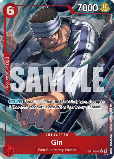 Gin - (OP15-007) - Adventure on Kami's Island - (Super Rare)