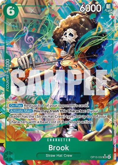 Brook - (OP15-032) - Adventure on Kami's Island - (Super Rare)