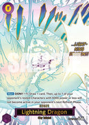 Lightning Dragon - (OP15-077) - Adventure on Kami's Island - (Rare)