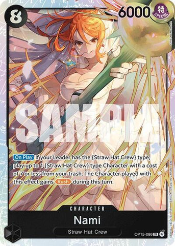 Nami - (OP15-086) - Adventure on Kami's Island - (Super Rare)