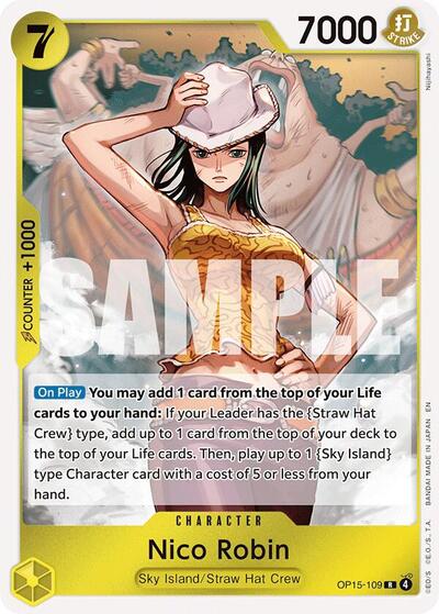 Nico Robin - (OP15-109) - Adventure on Kami's Island - (Rare)