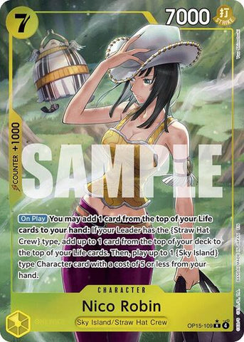 Nico Robin - (OP15-109) - Adventure on Kami's Island - (Rare)