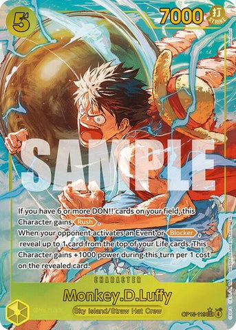 Monkey.D.Luffy - (OP15-119) - Adventure on Kami's Island - (Secret Rare)