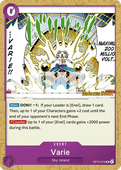 Varie - (OP15-074) - Adventure on Kami's Island Release Event Cards - (Uncommon)