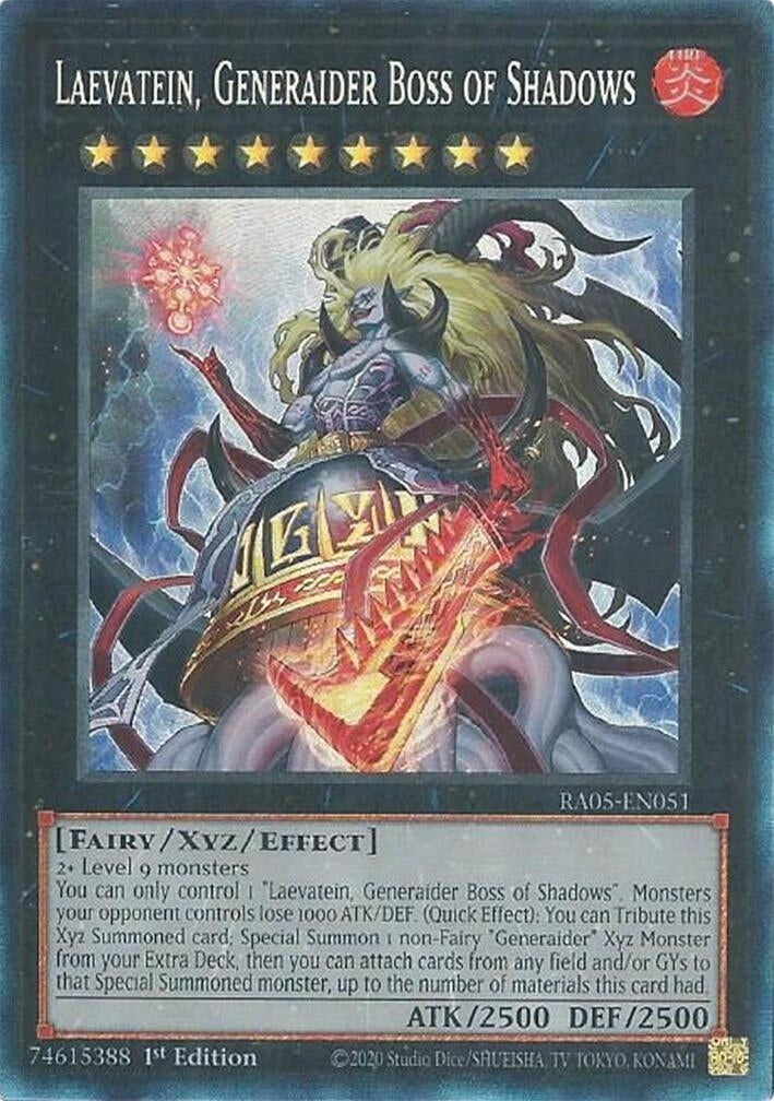 Laevatein, Generaider Boss of Shadows (Collector's Rare) (RA05-EN051) (Rarity Collection 5)
