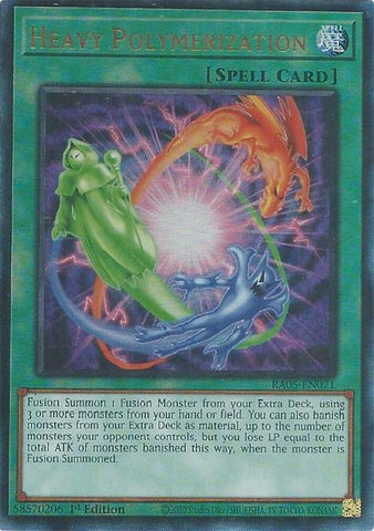 Heavy Polymerization (Ultimate Rare) (RA05-EN071) (Rarity Collection 5)
