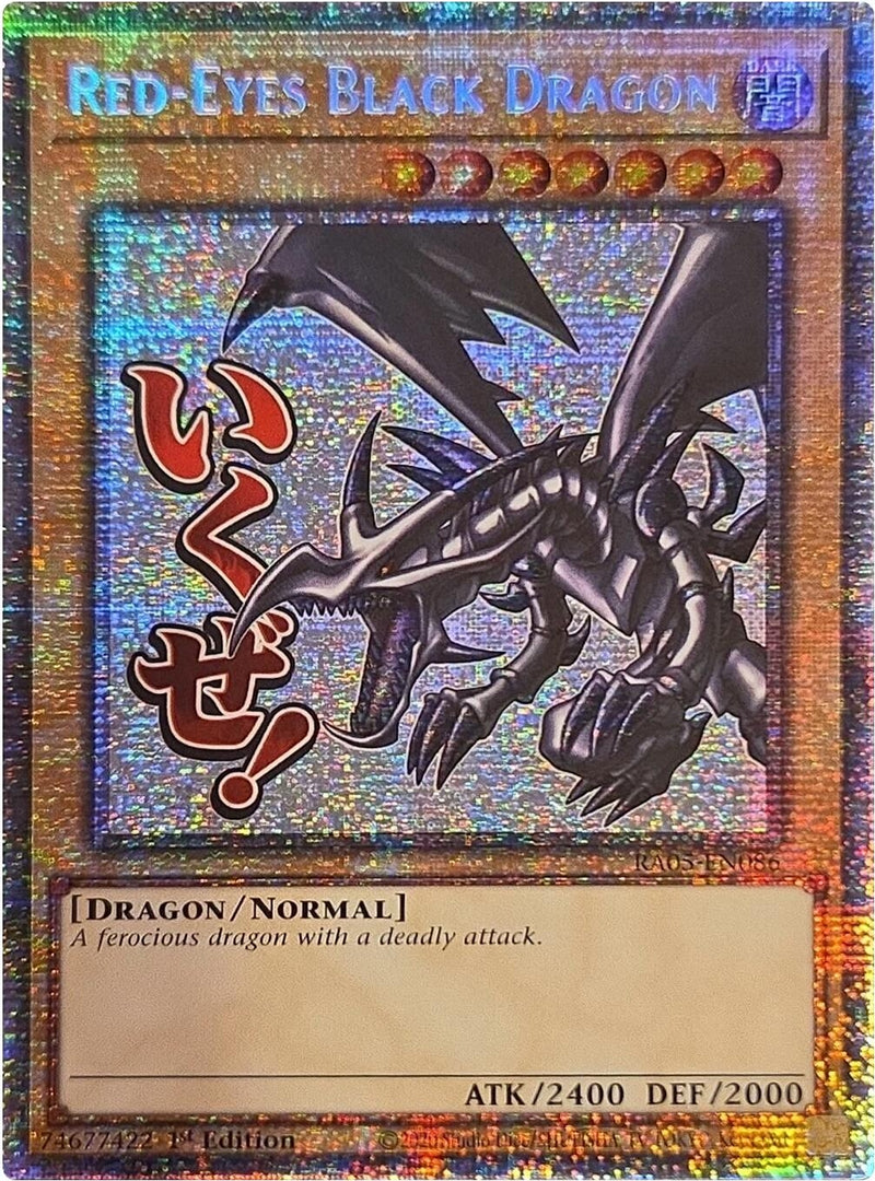 Red-Eyes Black Dragon (Starlight Rare) (RA05-EN086) (Rarity Collection 5)