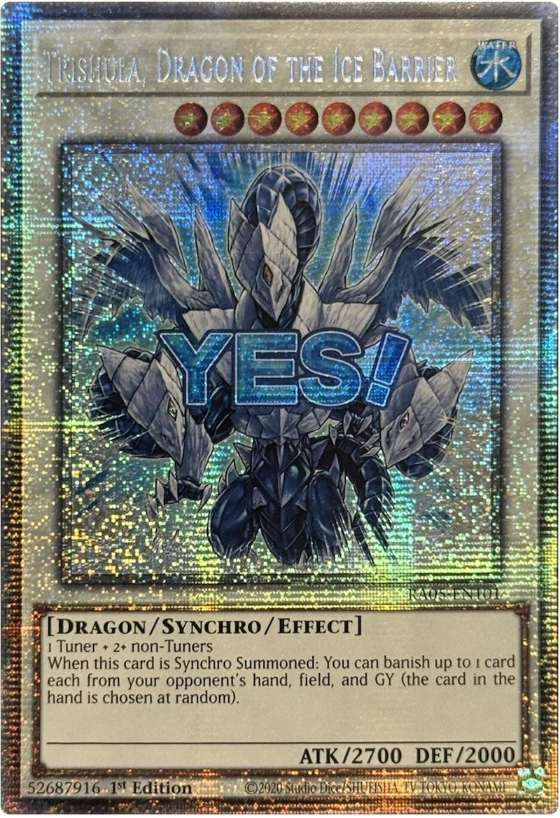 Trishula, Dragon of the Ice Barrier (Starlight Rare) (RA05-EN101) (Rarity Collection 5)