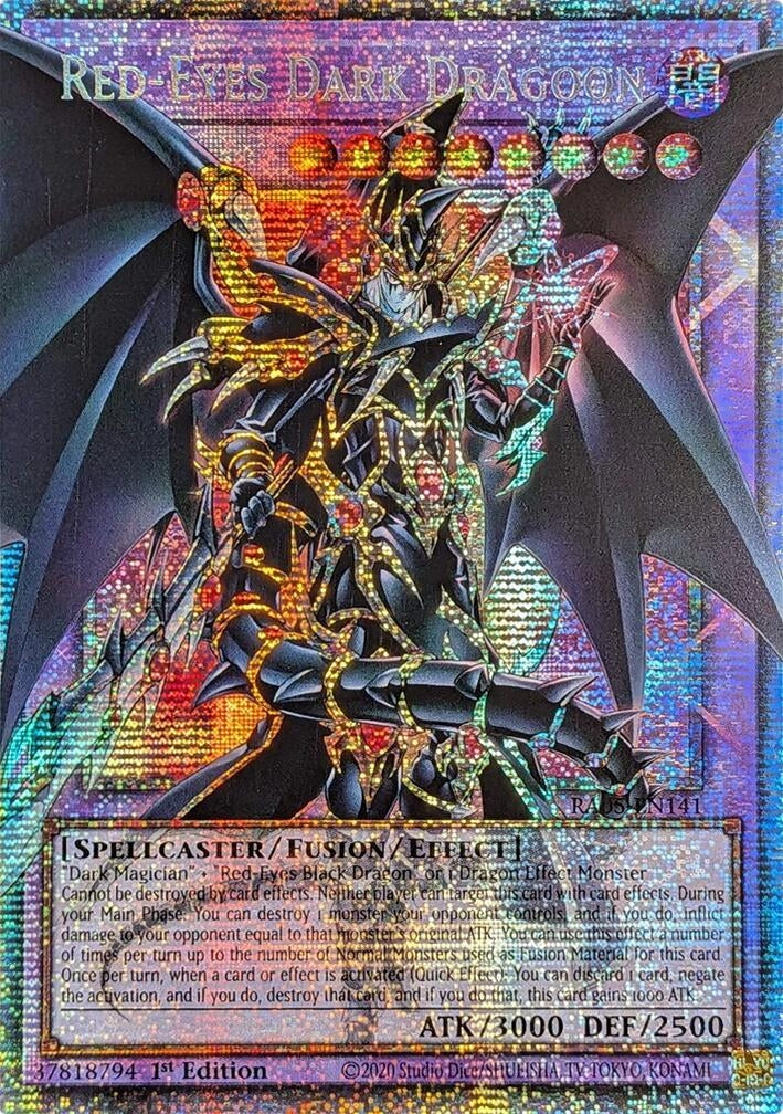 Red-Eyes Dark Dragoon (Starlight Rare) (RA05-EN141) (Rarity Collection 5)