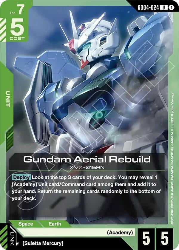 Image for Gundam Aerial Rebuild (GD04-024) (Phantom Aria) - Gundam Card Game