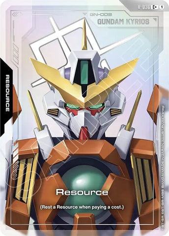 Image for Resource (R-036) (C+) (R-036) (Phantom Aria) - Gundam Card Game