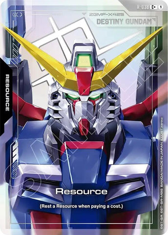 Image for Resource (R-038) (C+) (R-038) (Phantom Aria) - Gundam Card Game