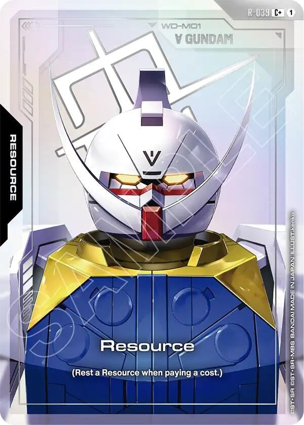 Image for Resource (R-039) (C+) (R-039) (Phantom Aria) - Gundam Card Game