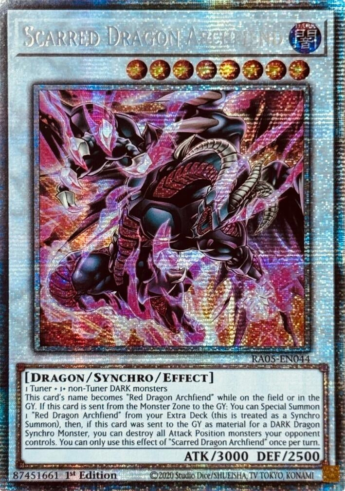 Scarred Dragon Archfiend (Starlight Rare) (RA05-EN044) (Rarity Collection 5)